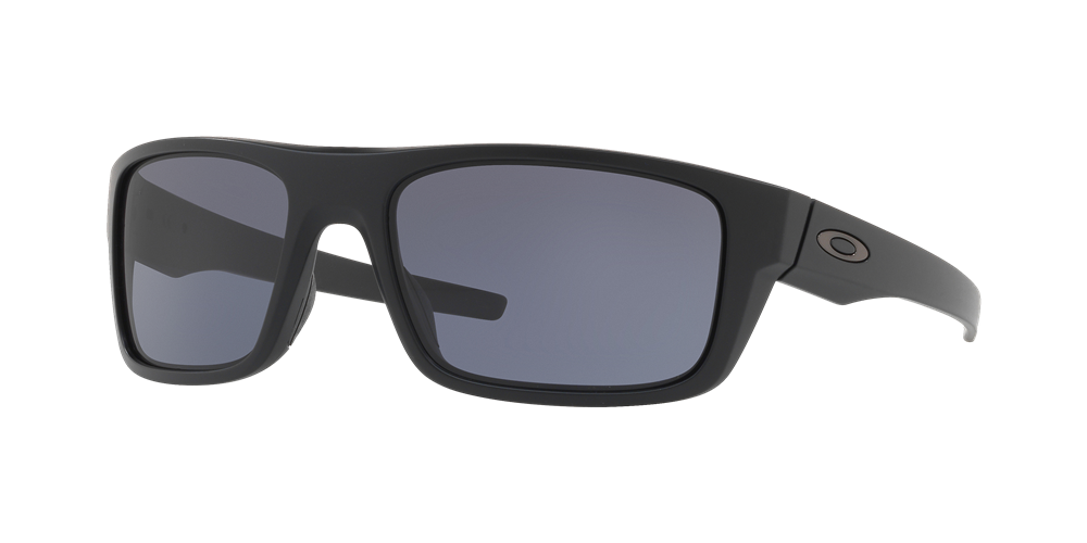 Oakley Drop Point Sunglasses - Matte Black/Grey — main view