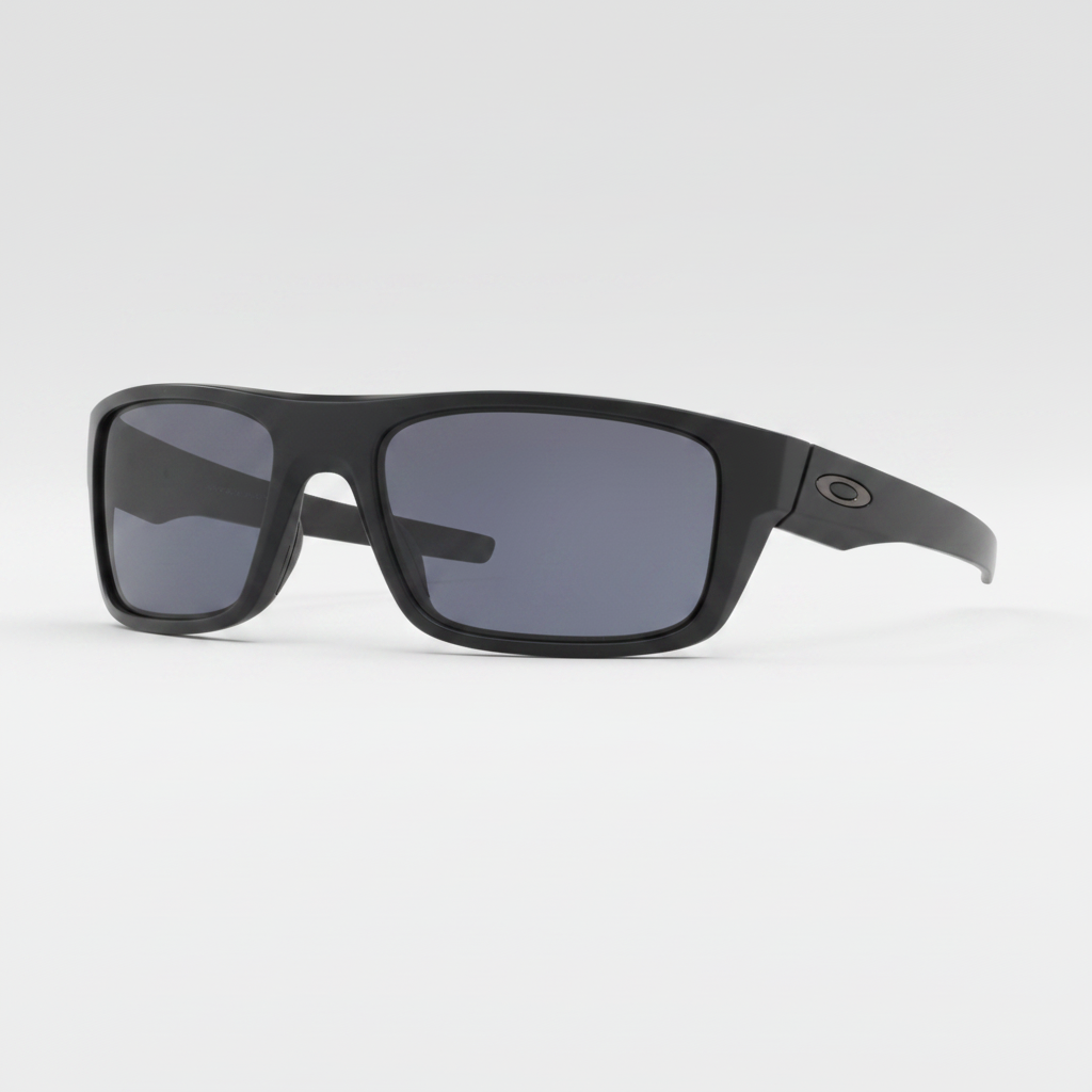 Oakley Drop Point Sunglasses - Matte Black/Grey — main view