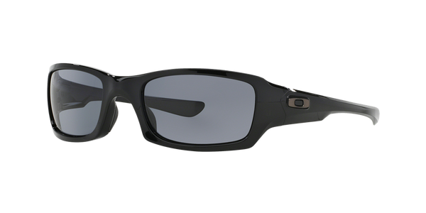 Oakley Fives Squared Sunglasses - Polished Black/Grey — main view