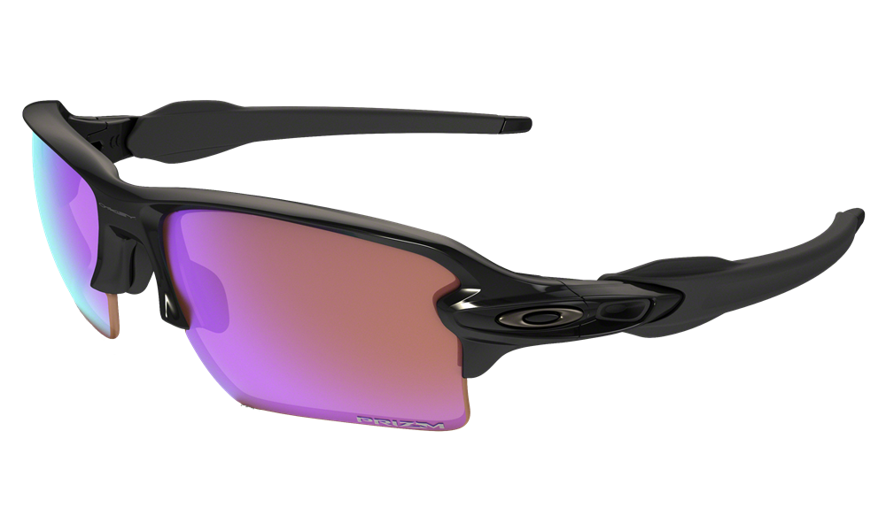 Oakley Flak 2.0 XL Prizm Golf Sunglasses - Polished Black/Prizm Golf — main view