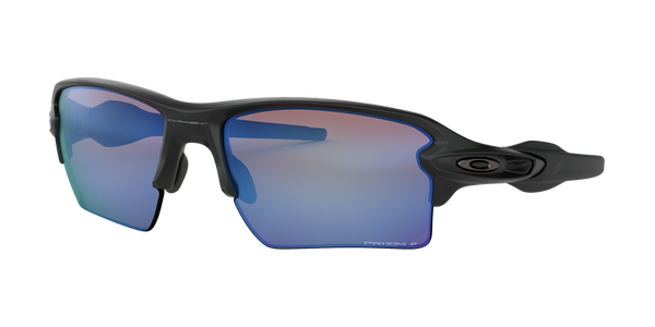 Oakley Polarized Flak 2.0 XL Prizm Deep Water Sunglasses - Matte Black/Prizm Deep Water Polarized — main view