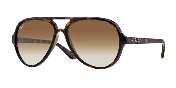 Ray-Ban Cats 5000 Classic Sunglasses - Tortoise/Light Brown Gradient — main view