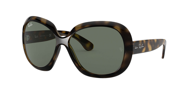 Ray-Ban RB4098 Jackie Ohh II Sunglasses - Tortoise/Crystal Green — main view