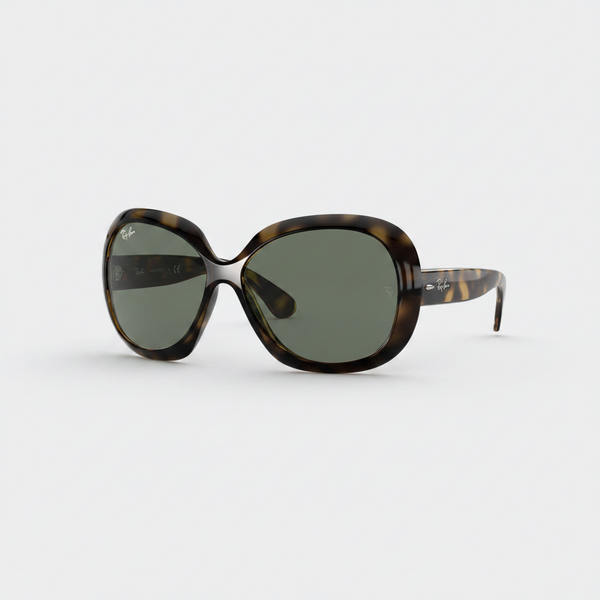 Ray-Ban RB4098 Jackie Ohh II Sunglasses - Tortoise/Crystal Green — main view