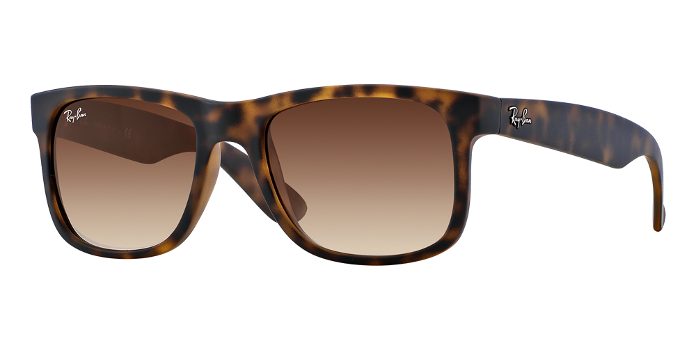 Ray-Ban Justin Classic Sunglasses - Tortoise/Brown Gradient — main view