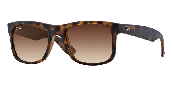 Ray-Ban Justin Classic Sunglasses - Tortoise/Brown Gradient — main view
