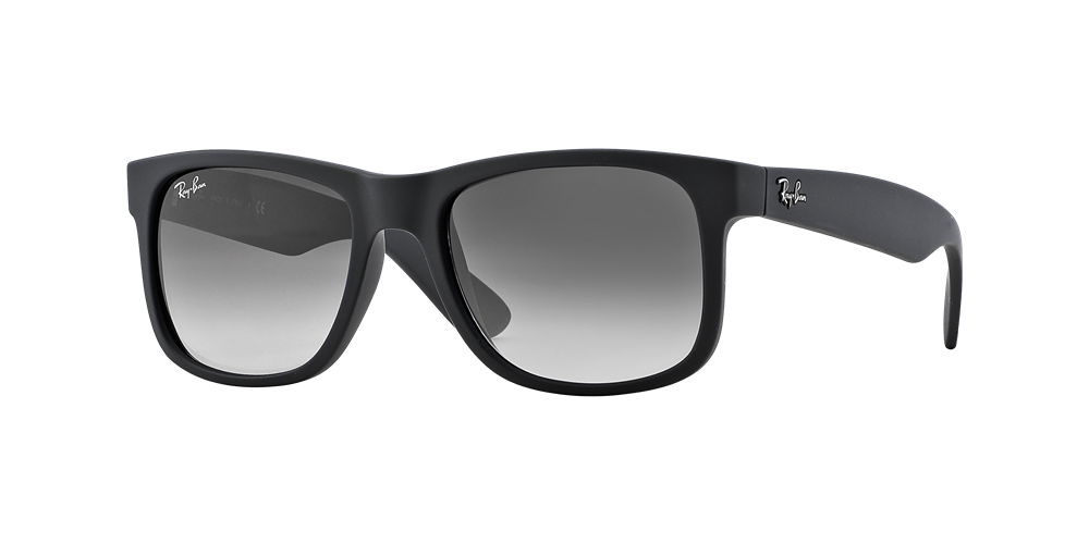 Ray-Ban RB4165 Justin Sunglasses - Black/Grey Gradient — main view