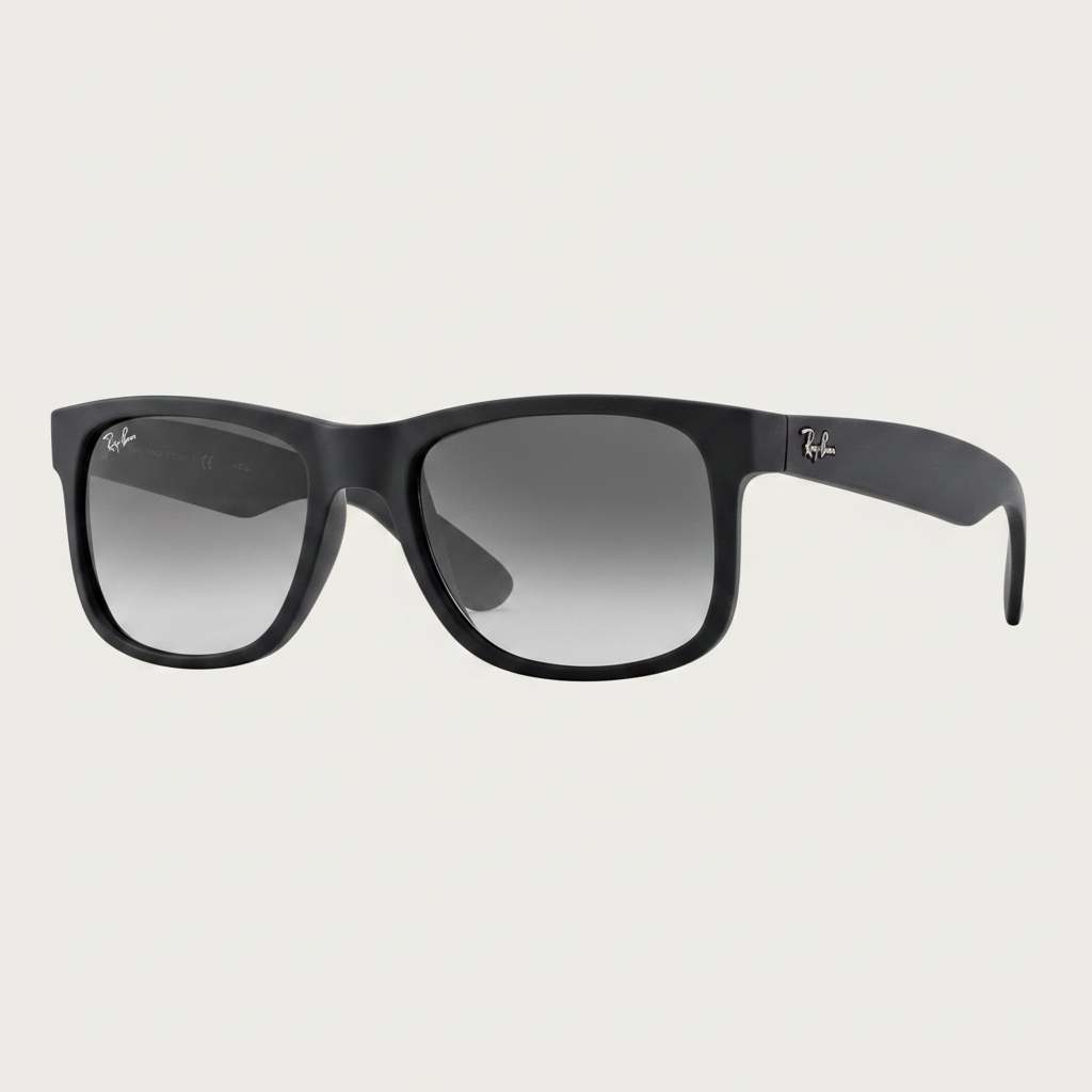 Ray-Ban RB4165 Justin Sunglasses - Black/Grey Gradient — main view