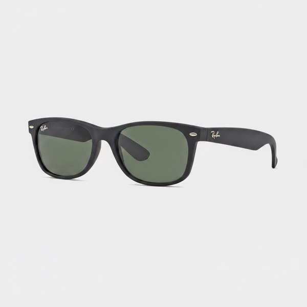 Ray-Ban RB2132 New Wayfarer Classic Sunglasses - Black/Green Classic G-15 — main view