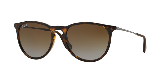 Ray-Ban RB4171 Polarized Erika Classic Sunglasses - Tortoise/Polarized Brown Gradient — main view