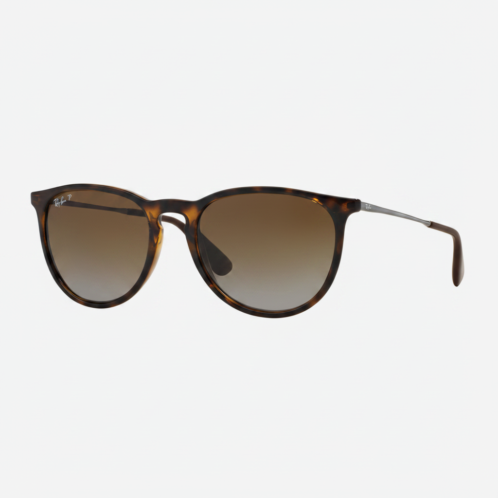 Ray-Ban RB4171 Polarized Erika Classic Sunglasses - Tortoise/Polarized Brown Gradient — main view