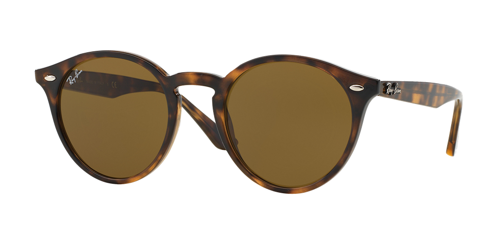 Ray-Ban Round Sunglasses - Tortoise/Brown Classic B-15 — main view
