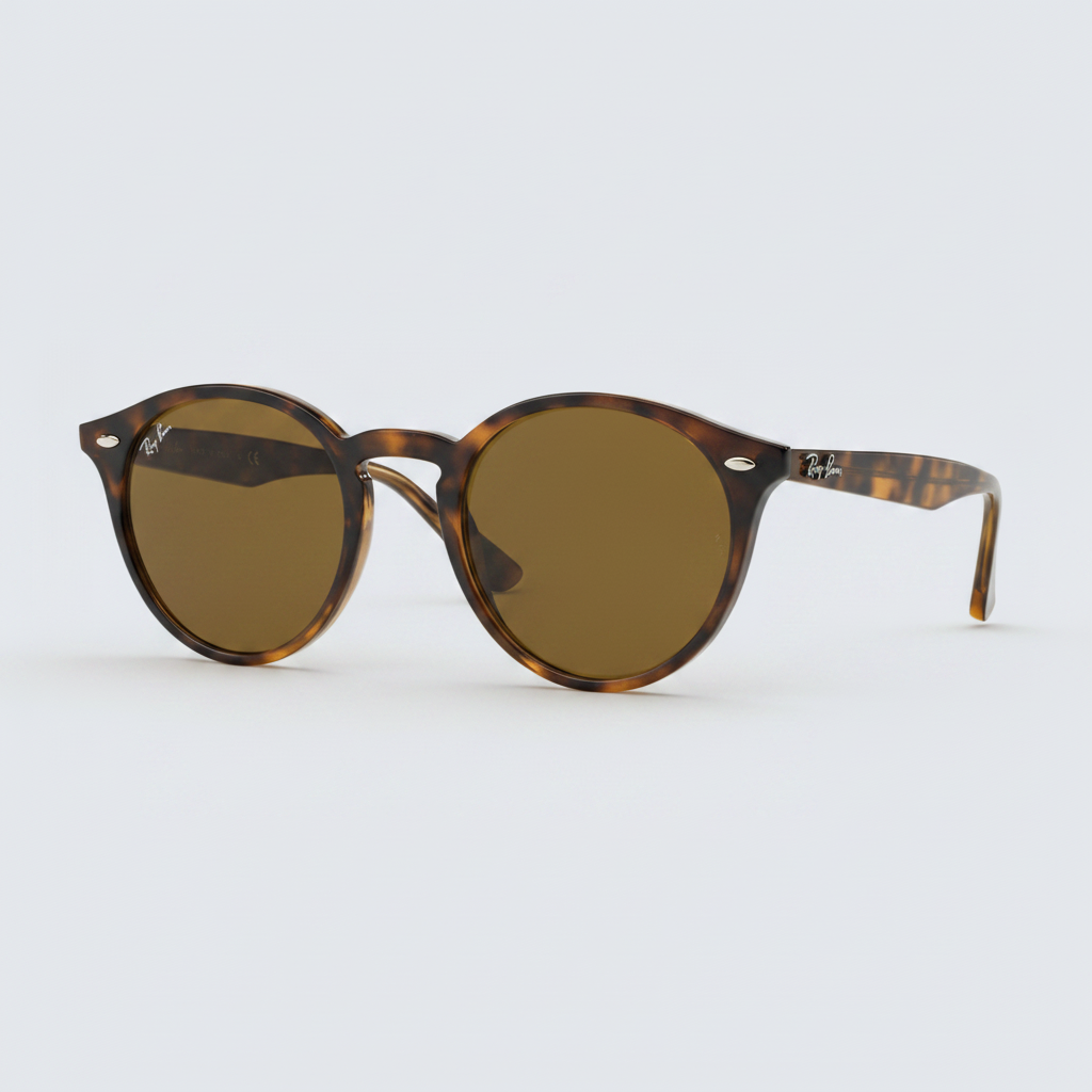 Ray-Ban Round Sunglasses - Tortoise/Brown Classic B-15 — main view