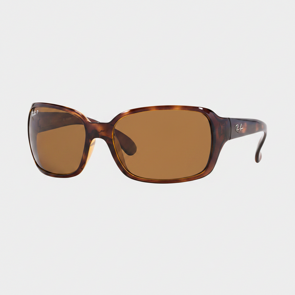 Ray-Ban Womens Highstreet Sunglasses - Tortoise/Polarized Brown Classic B-15 — main view