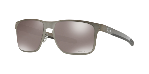 Oakley Polarized Holbrook Metal Sunglasses - Matte Gunmetal/Prizm Black Polarized — main view