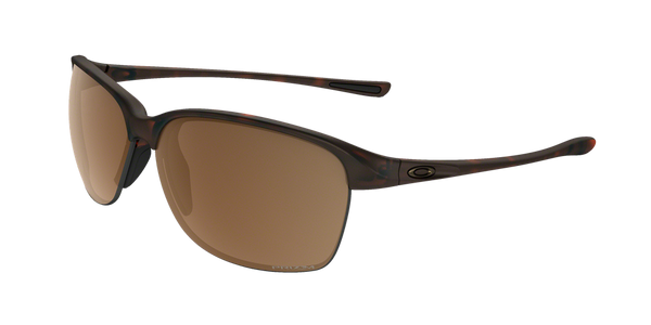Oakley Polarized Womens Unstoppable Sunglasses - Matte Tortoise/Prizm Tungsten Polarized — main view