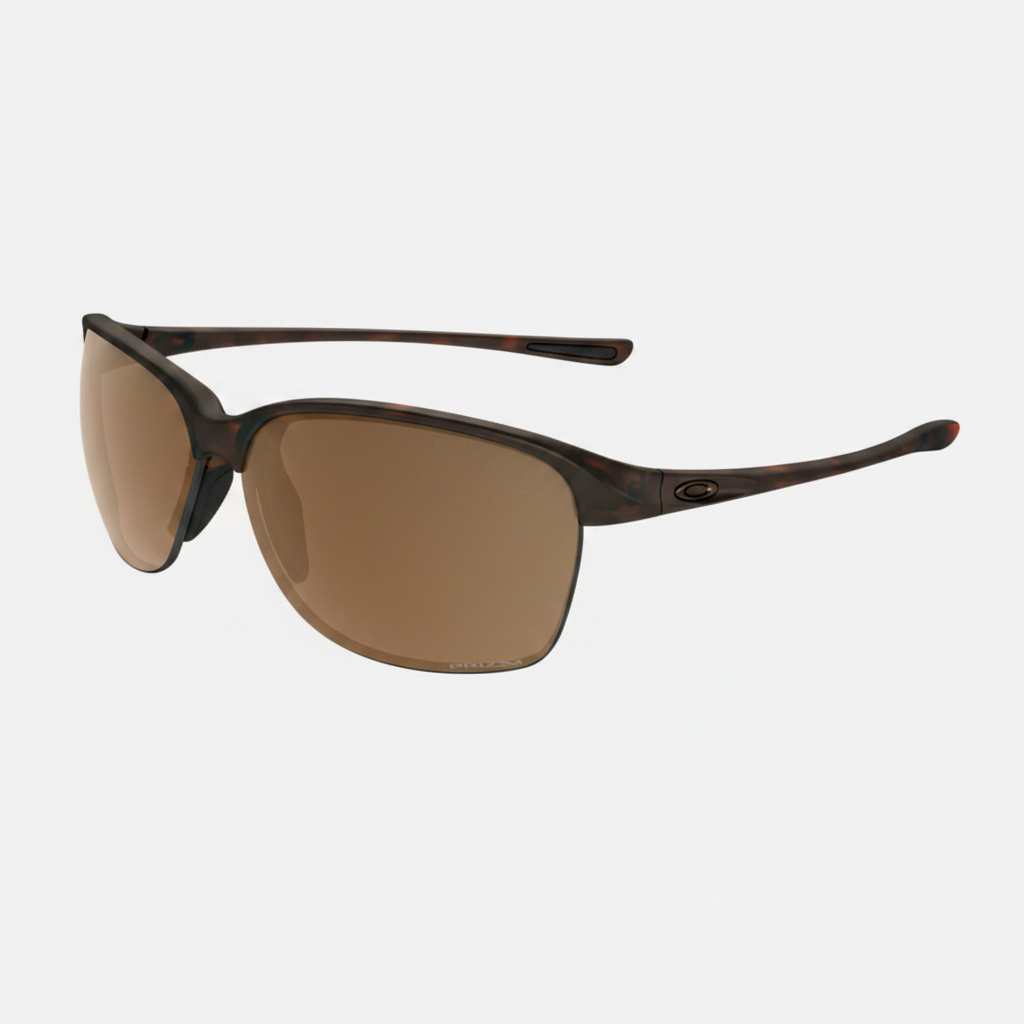 Oakley Polarized Womens Unstoppable Sunglasses - Matte Tortoise/Prizm Tungsten Polarized — main view