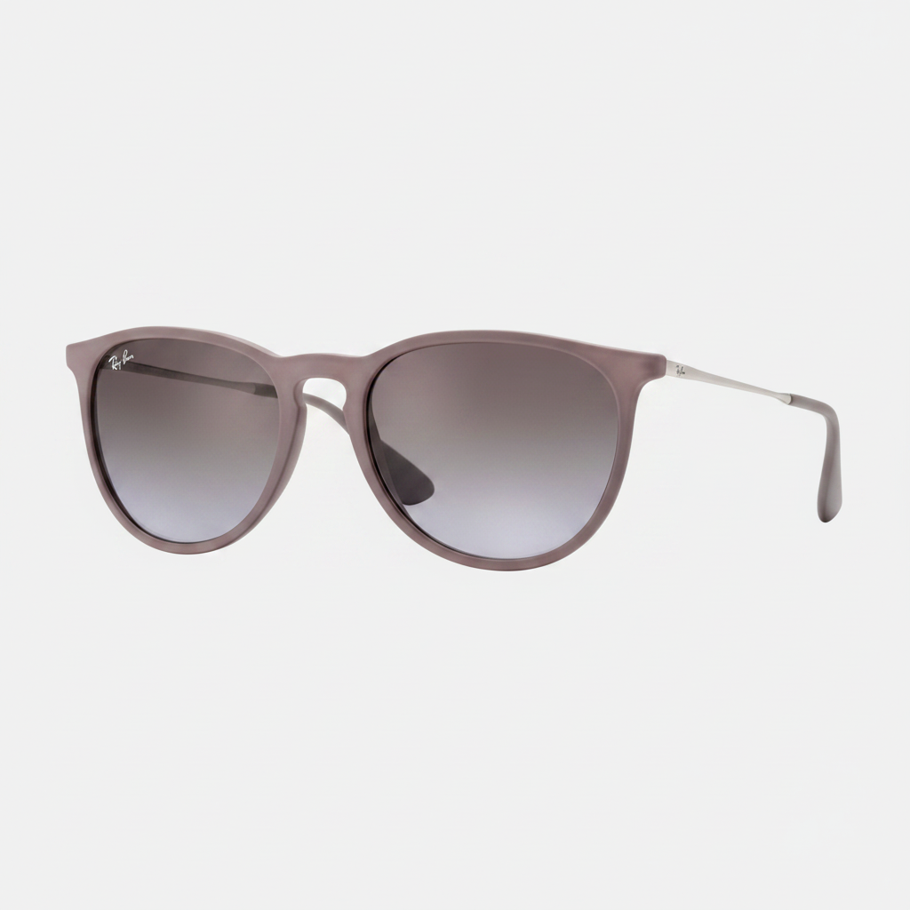 Ray-Ban Erika Classic Sunglasses - Brown-Silver/Brown-Violet Gradient — main view