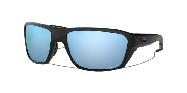 Oakley Polarized Split Shot Sunglasses - Matte Black/Prizm Deep Water Polarized — main view
