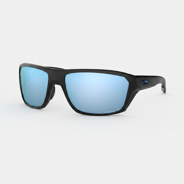Oakley Polarized Split Shot Sunglasses - Matte Black/Prizm Deep Water Polarized — main view