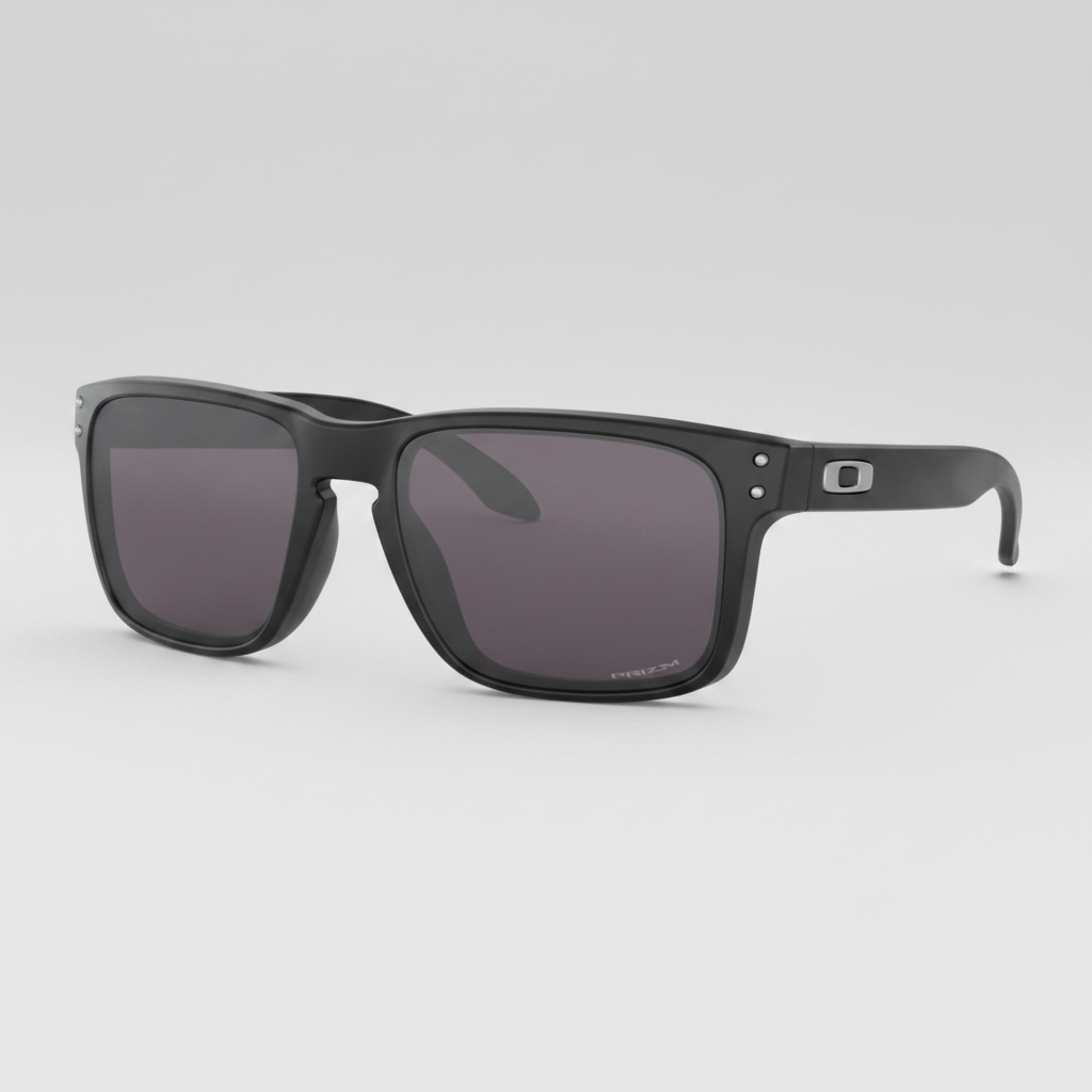 Oakley Holbrook Sunglasses - Matte Black/Prizm Grey — main view