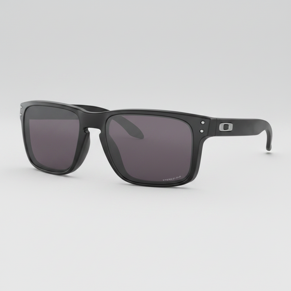 Oakley Holbrook Sunglasses - Matte Black/Prizm Grey — main view
