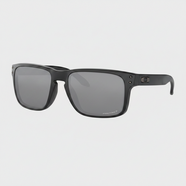 Oakley Polarized Holbrook Sunglasses - Matte Black/Prizm Black Polarized — main view