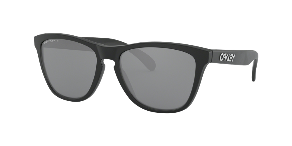 Oakley Polarized Frogskins Sunglasses - Matte Black/Prizm Black Polarized — main view