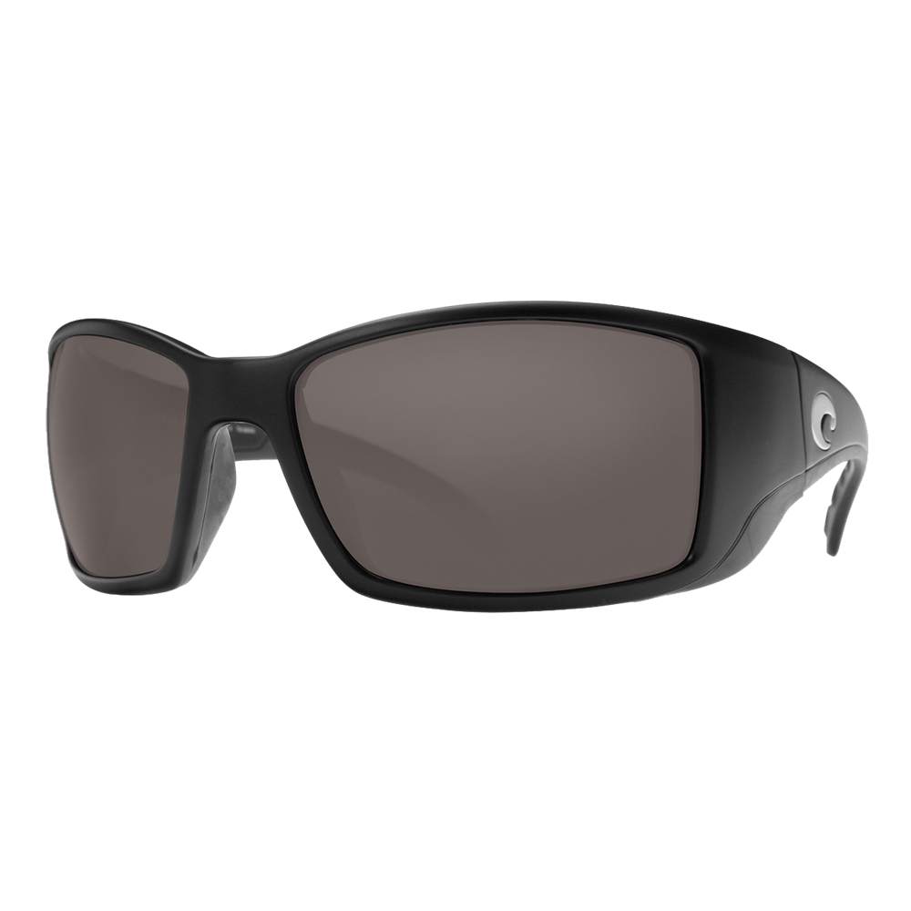 Costa Blackfin Sunglasses - Matte Black/Gray 580P — main view