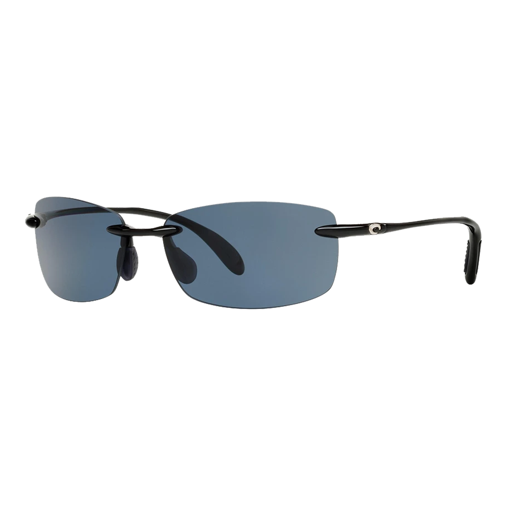 Costa Ballast Sunglasses - Shiny Black/Gray 580P — main view