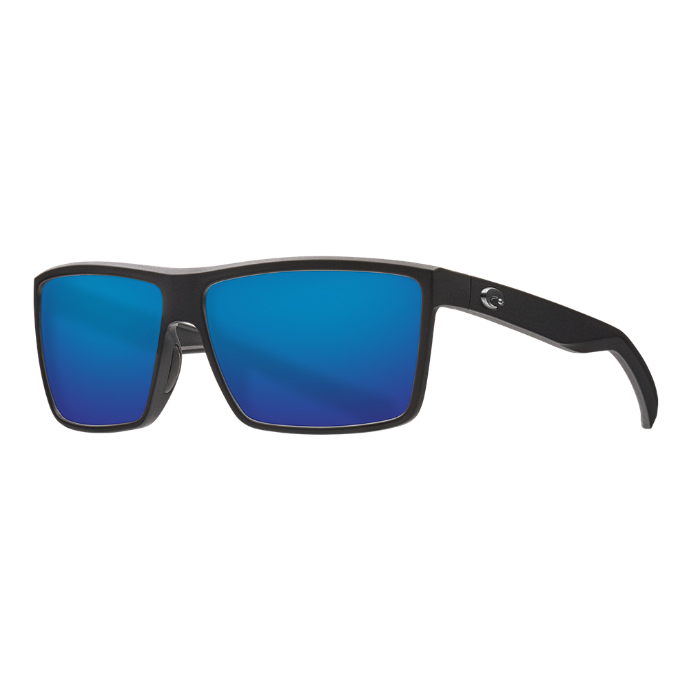 Costa Rinconcito Sunglasses - Matte Black/Blue Mirror 580G — main view