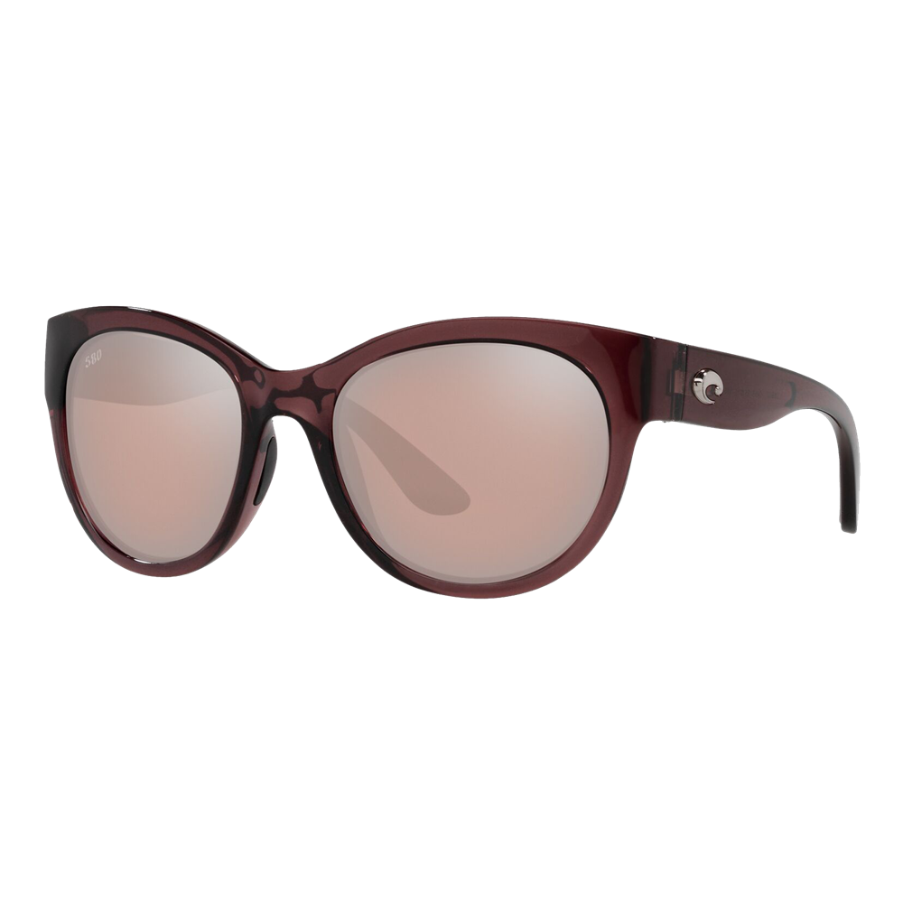 Costa Womens Maya Sunglasses - Shiny Urchin Crystal/Copper Silver Mirror 580G — main view