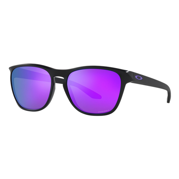 Oakley Manorburn Sunglasses - Matte Black/Prizm Violet — main view
