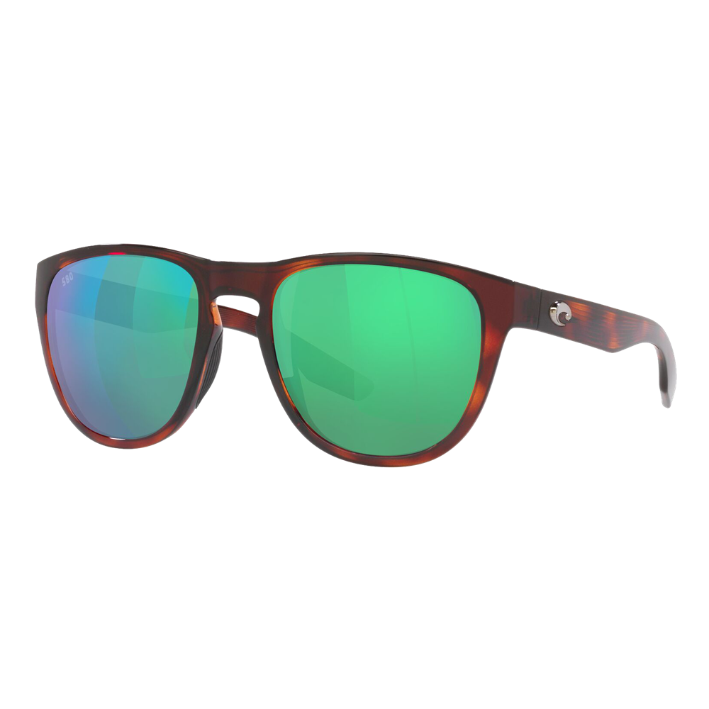 Costa Womens Irie Sunglasses Tortoise/Green Mirror 580G - Size 55 frame — main view