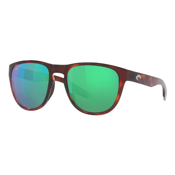 Costa Womens Irie Sunglasses Tortoise/Green Mirror 580G - Size 55 frame — main view
