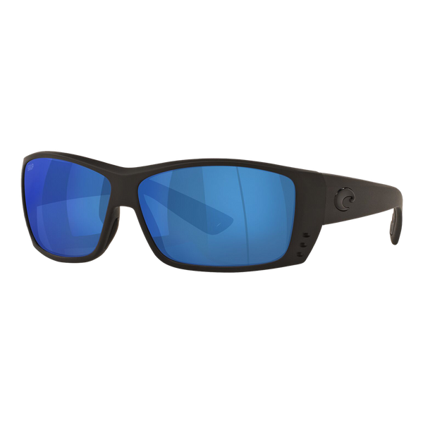 Costa Cat Cay Sunglasses Blackout/Blue Mirror 580P - Size 61 frame — main view