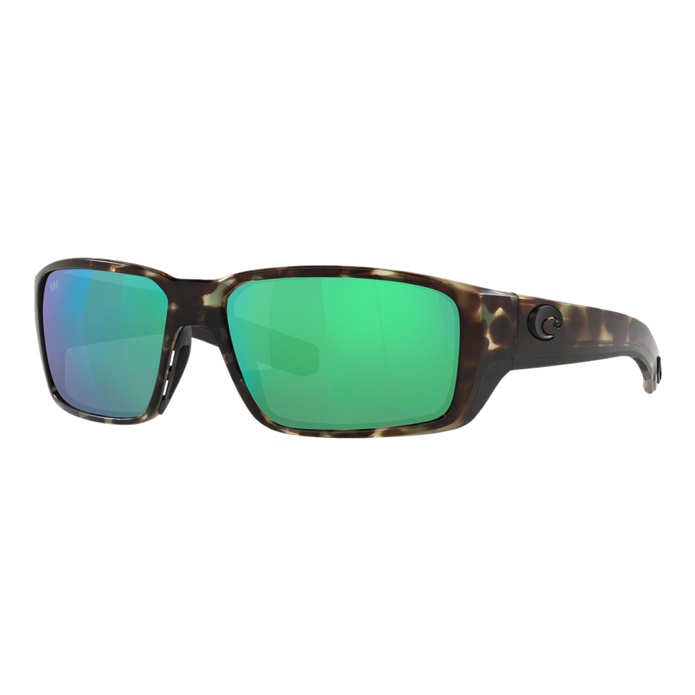 Costa Fantail Pro Sunglasses Matte Wetlands/Green Mirror 580G - Size 60 frame — main view