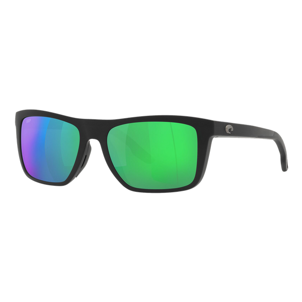 Costa Mainsail Sunglasses Matte Black/Green Mirror 580P - Size 55 Frame — main view