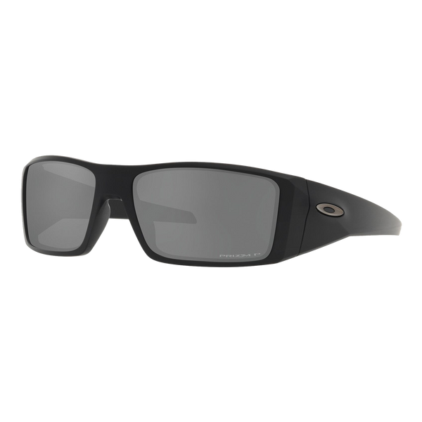 Oakley Polarized Heliostat Sunglasses Matte Black/Prizm Black Polarized - Size 61 Frame — main view