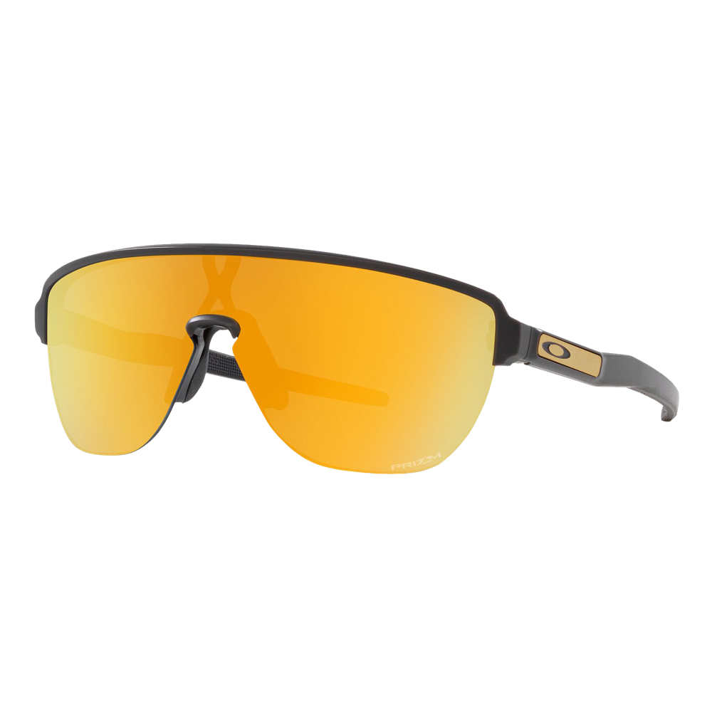 Oakley Corridor Sunglasses Matte Carbon/24k Iridium - Size 42 Frame — main view