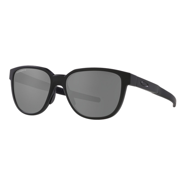 Oakley Polarized Actuator Sunglasses Matte Black/Prizm Black Polarized - Size 57 Frame — main view