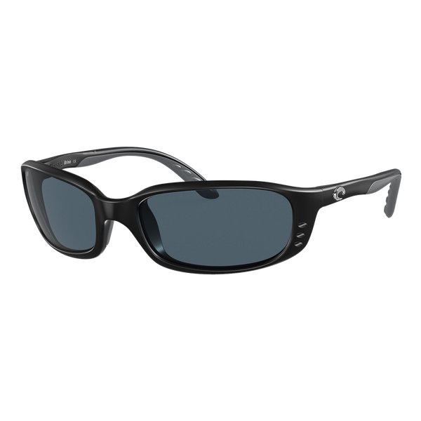 Costa Brine Sunglasses - Matte Black/Gray 580P — main view