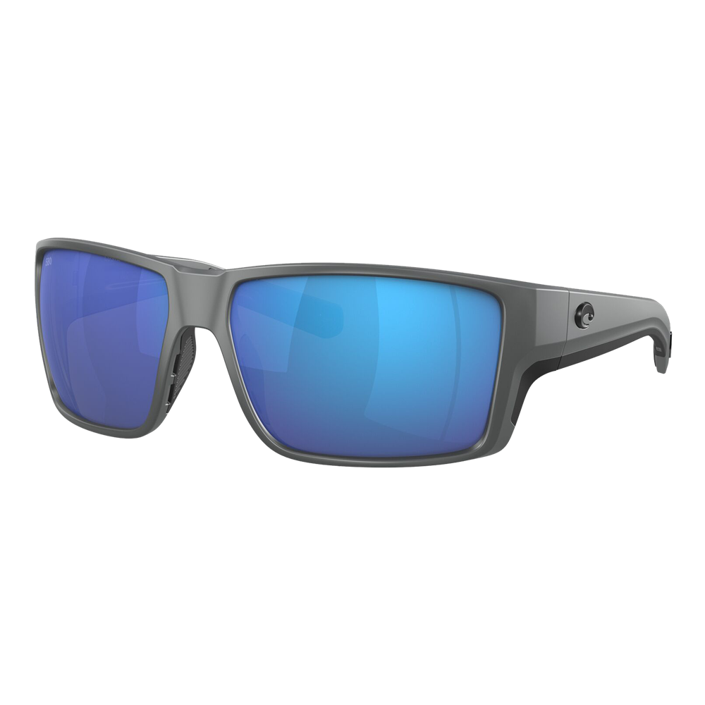Costa Reefton Pro Sunglasses - Matte Gray/Blue Mirror 580G — main view