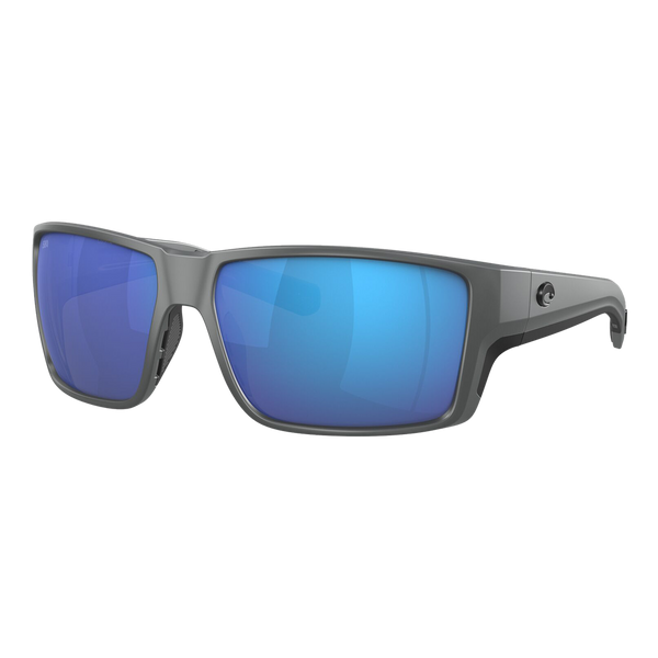 Costa Reefton Pro Sunglasses - Matte Gray/Blue Mirror 580G — main view