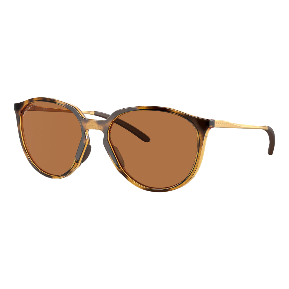 Oakley Womens Polarized Sielo Sunglasses - Polished Brown Tortoise/Prizm Bronze Polarized — main view
