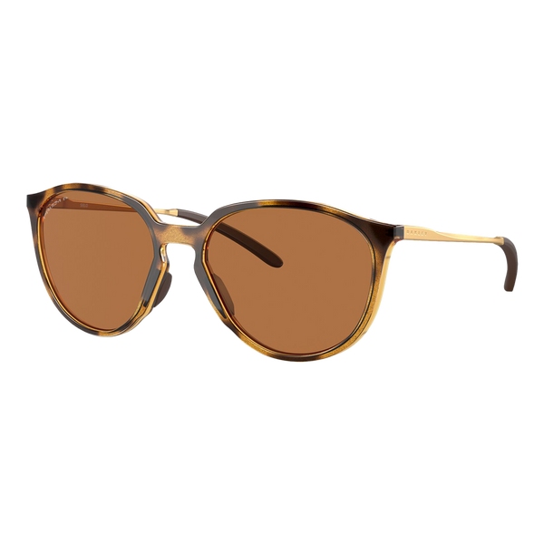 Oakley Womens Polarized Sielo Sunglasses - Polished Brown Tortoise/Prizm Bronze Polarized — main view