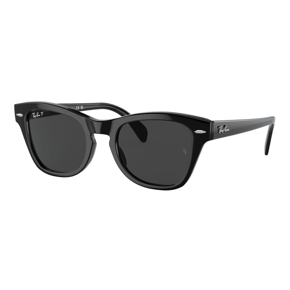 Ray-Ban Polarized RB0707S Sunglasses Polished Black/Polarized Black Classic - Size 50 frame — main view