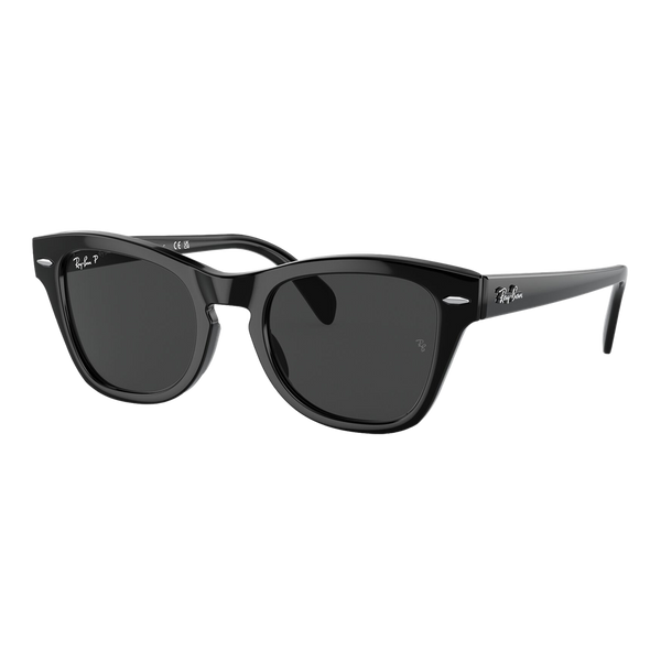 Ray-Ban Polarized RB0707S Sunglasses Polished Black/Polarized Black Classic - Size 50 frame — main view