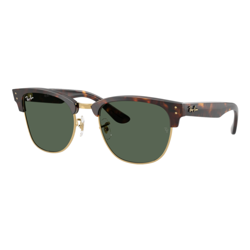Ray-Ban Clubmaster Reverse Sunglasses Polished Havana/Dark Green — main view