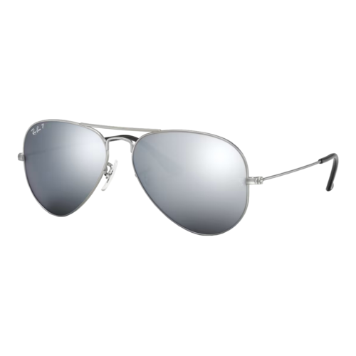 Ray-Ban Polarized Aviator Mirror Sunglasses — main view